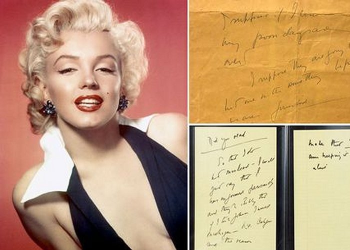 JFK's secret notes about love affairs exposed - including Marilyn Monroe fling